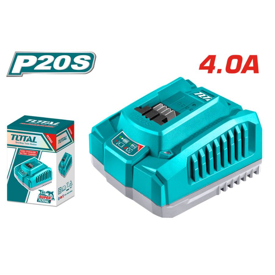 20V Lithium-Ion Battery Charger 4.0Ah - Total Tools