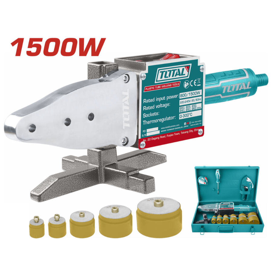 Plastic Tube Welding Tools 1500W - Total Tools
