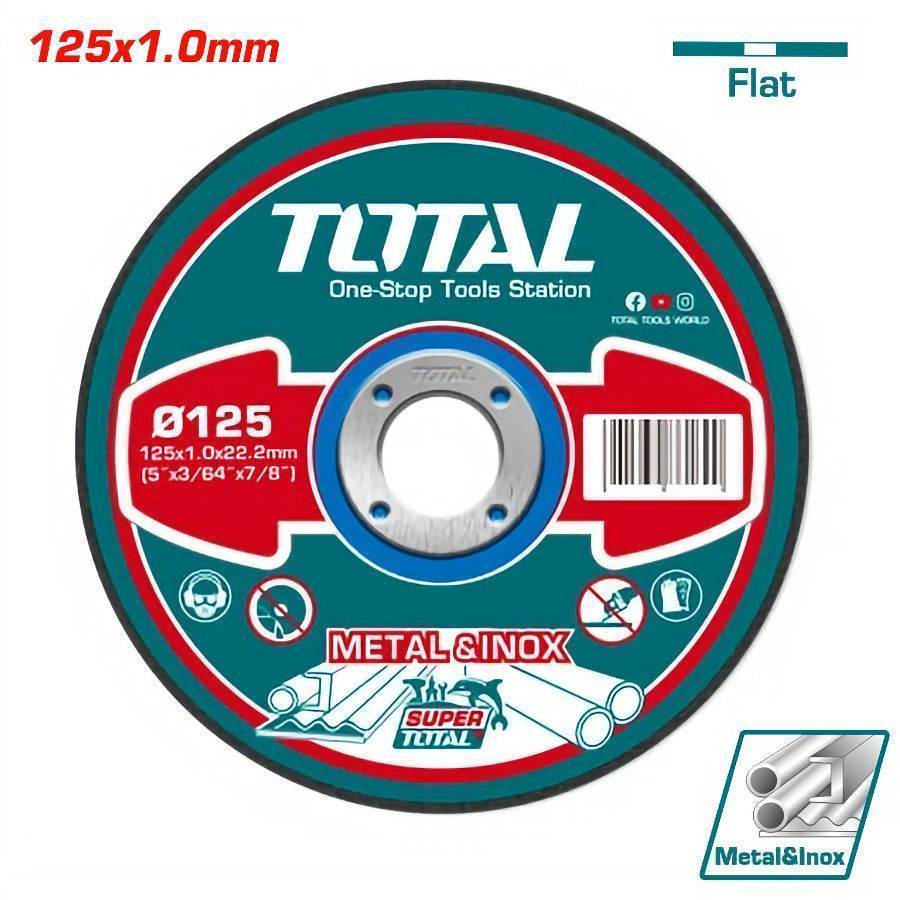 Abrasive Metal Cutting Disc 125x1.0 - Total Tools