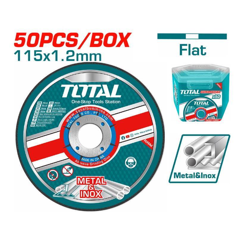 Abrasive Metal Cutting Disc Set 50 Pcs - Total Tools