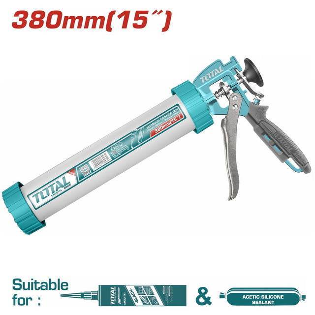Aluminum Caulking Gun 15 Inch - Total Tools