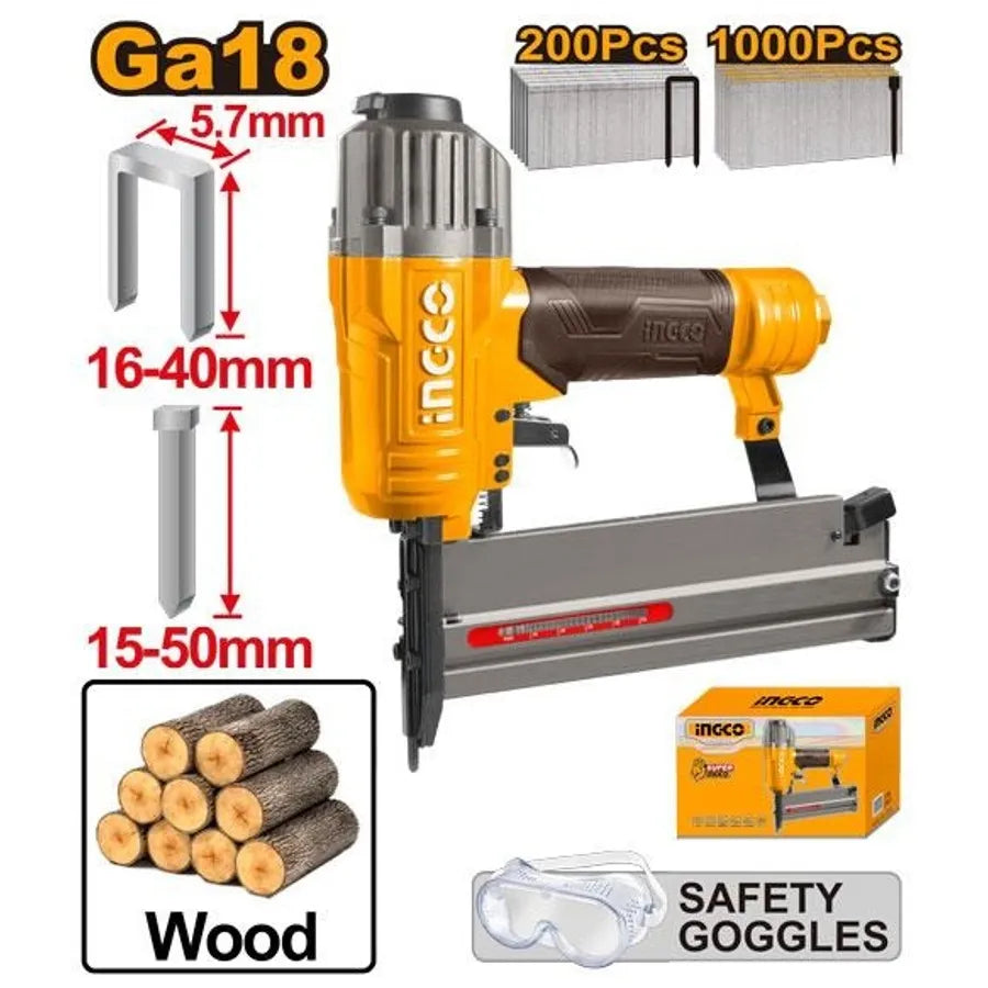 Air Brad Nailer 2 In 1 Combo - INGCO