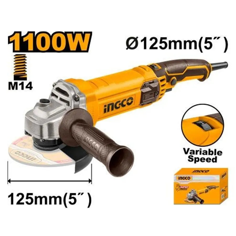 Electric Angle Grinder 1100W - INGCO