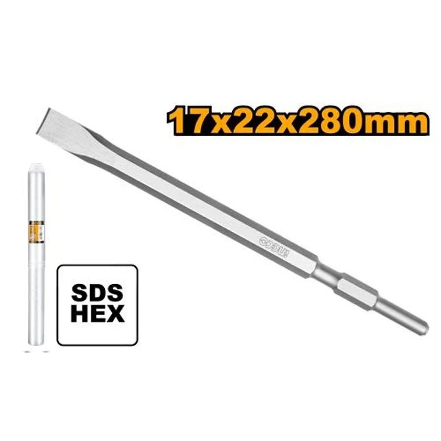 Hex Chisel 22x280mm - INGCO