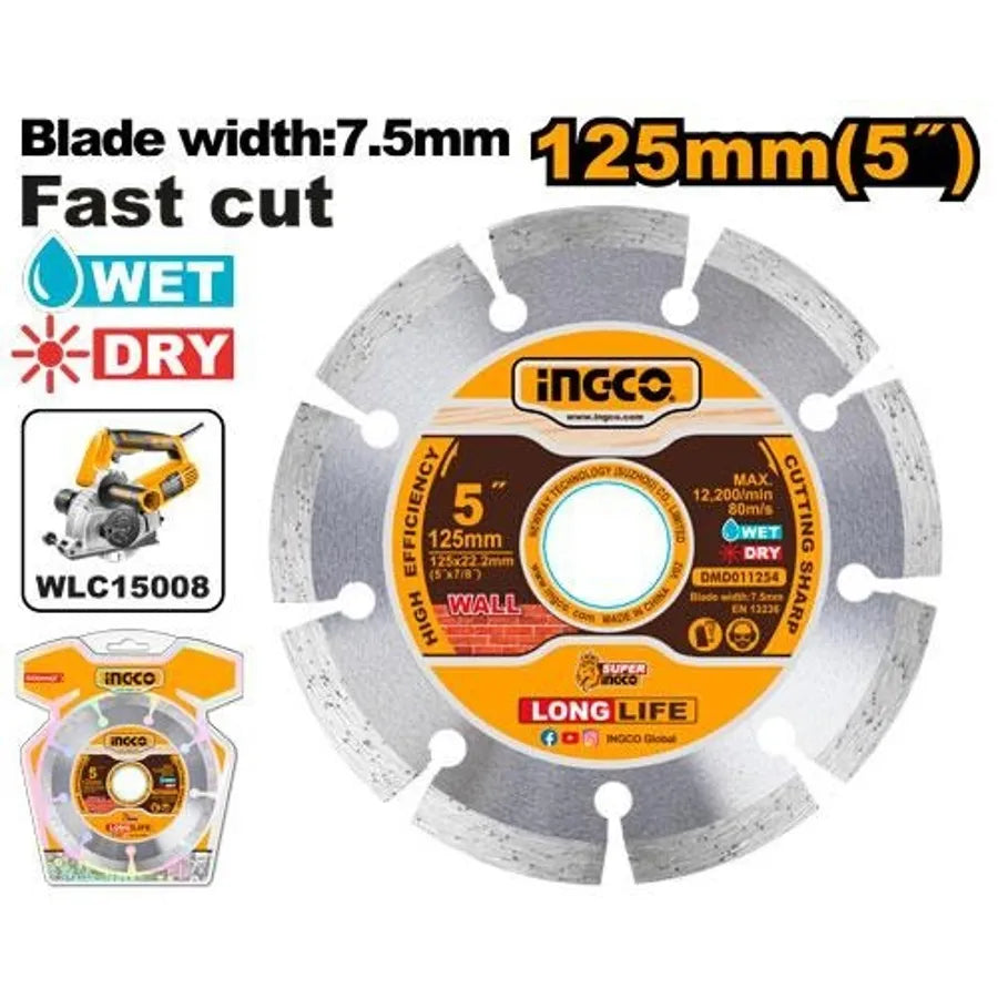 Dry Diamond Disc 5" - INGCO