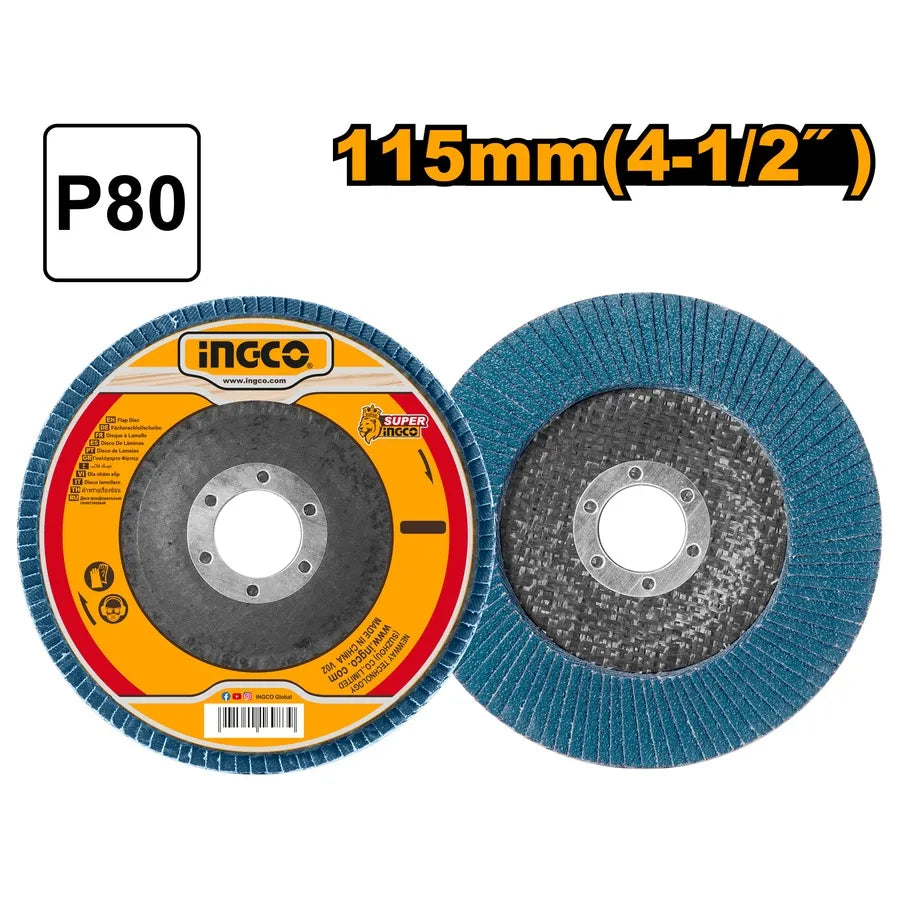Zirconium Flap Disc P80 - INGCO