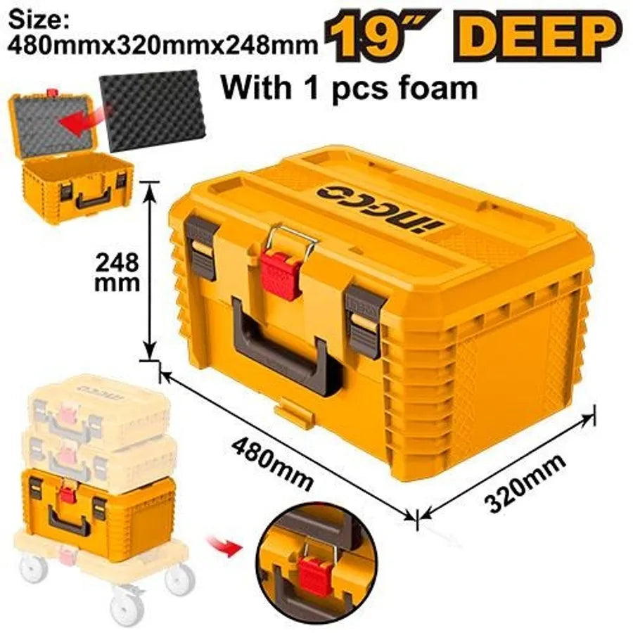 Stackable Tool Box 19" Deep - INGCO