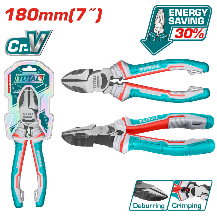 High Leverage Diagonal Cutting Pliers 180mm