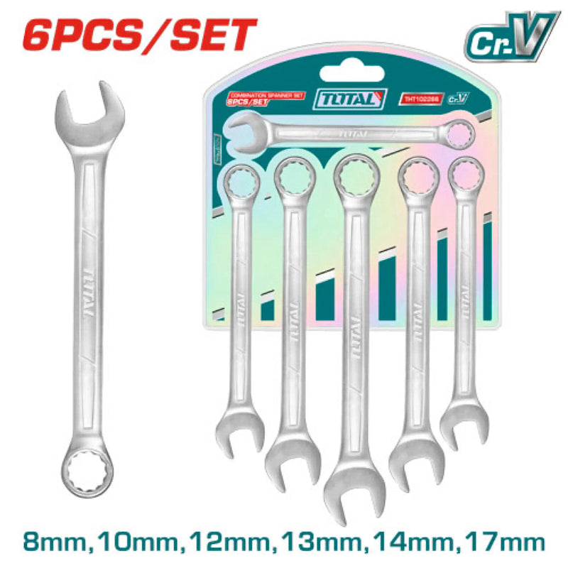 Combination Spanner Set 6 Pcs