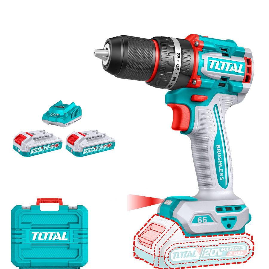 Cordless Impact Drill Brushless (Full Kit)