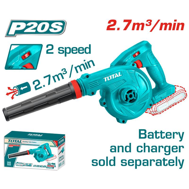 20V Cordless Blower Variable Speed (No Battery) - Total Tools