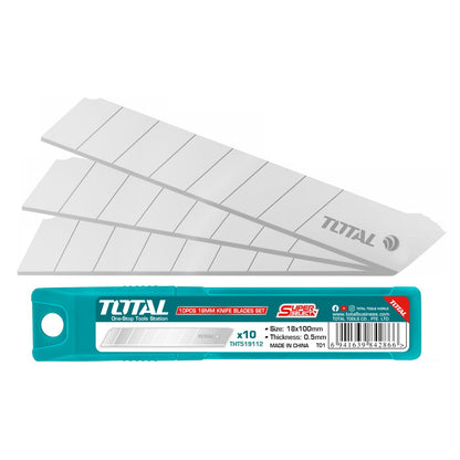 Knife Blades 18m Set 10 Pcs