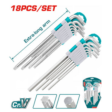 Hex Key And Torx Key Set 18 Pcs