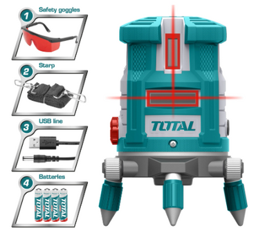 Self Leveling Red Line Laser 5 Lines