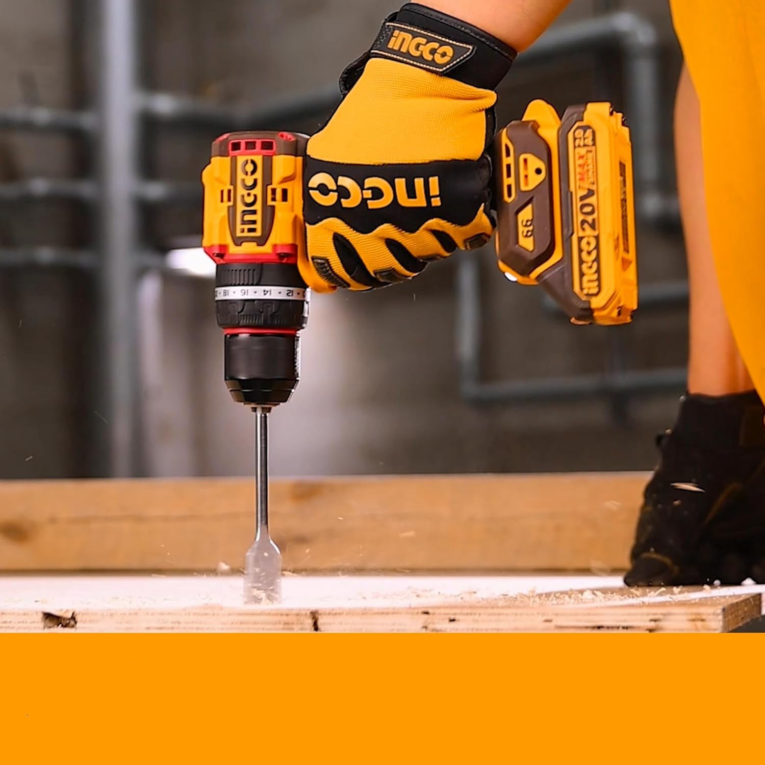 20V Cordless Impact Drill Brushless 66Nm - INGCO
