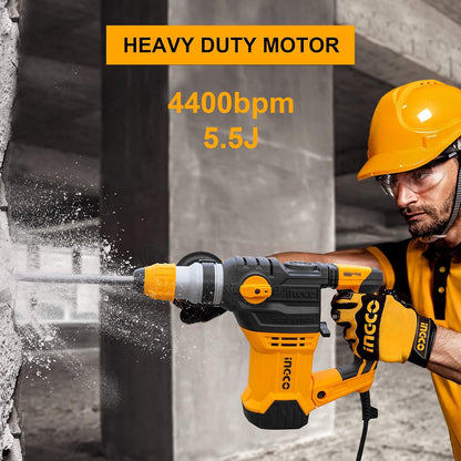 Electric Rotary Hammer 1500W 32mm - INGCO