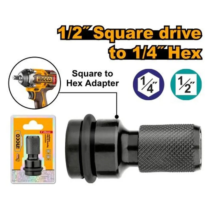 Square to Hex Adapter - INGCO