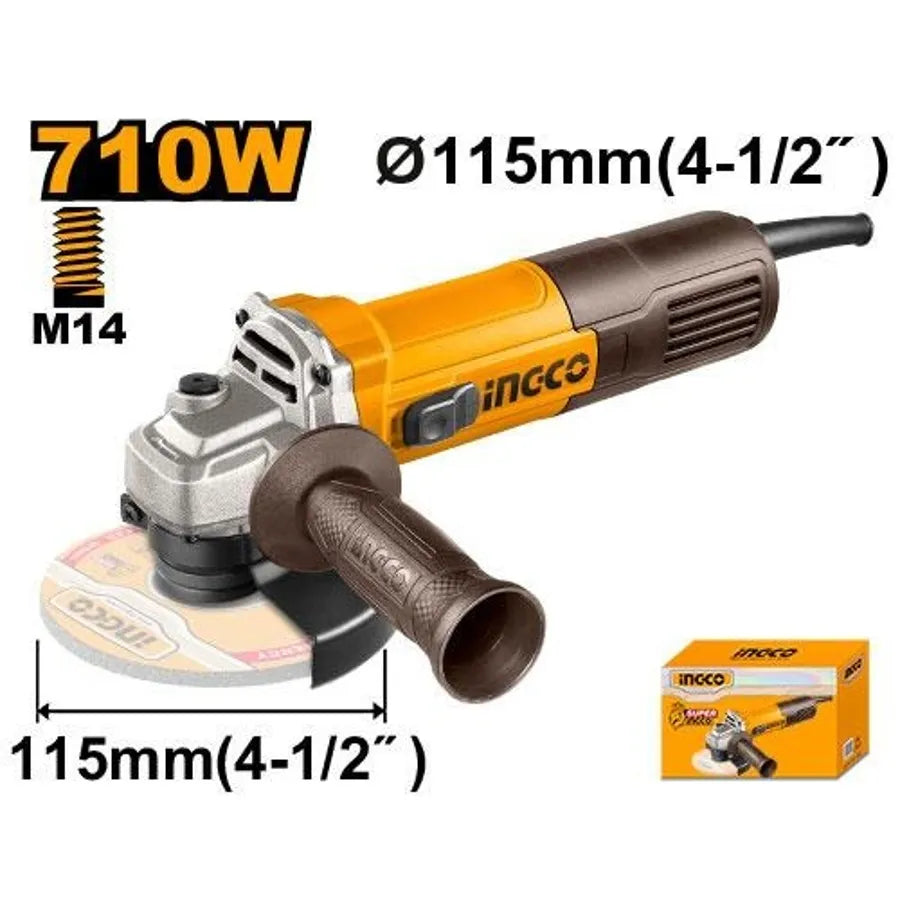 Electric Angle Grinder 710W - INGCO