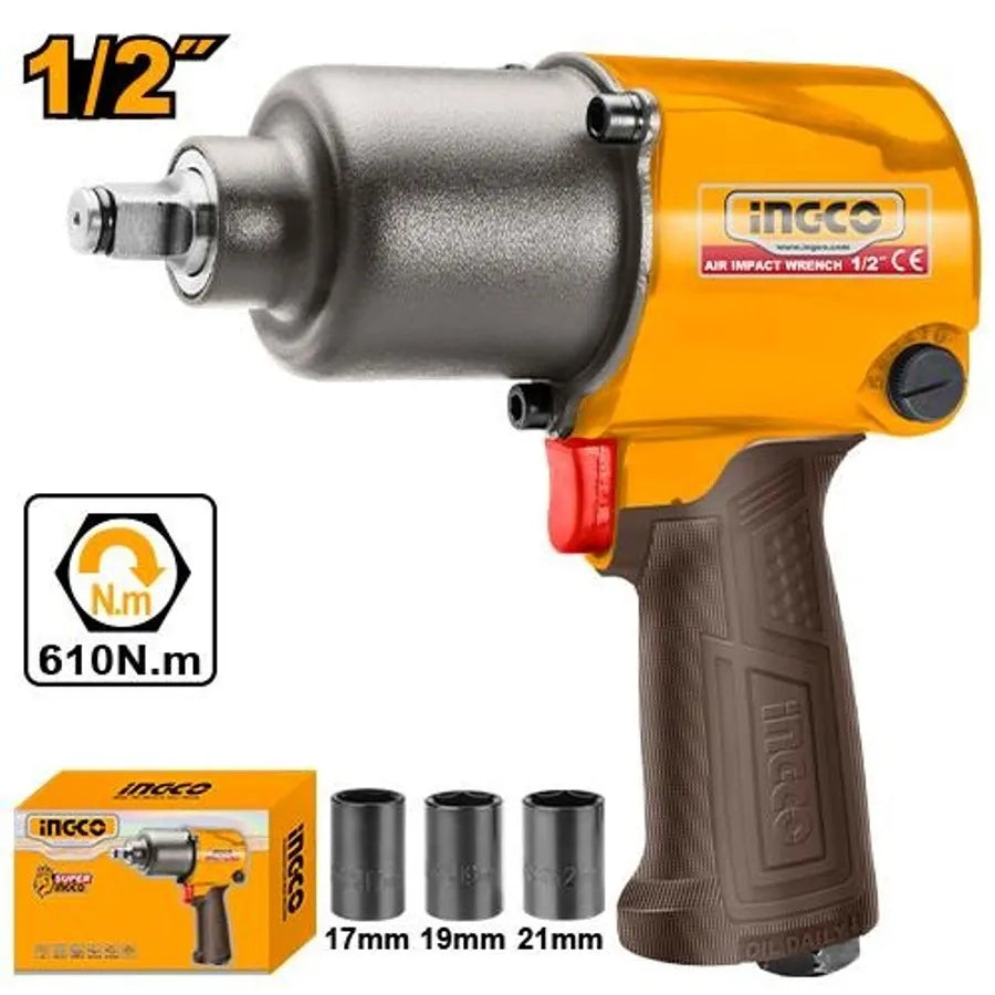 Air Impact Wrench 610Nm - INGCO