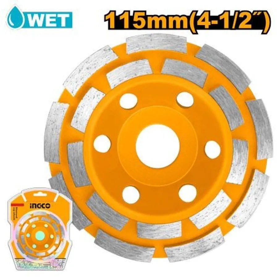Diamond Cup Wheel 4.5" - INGCO