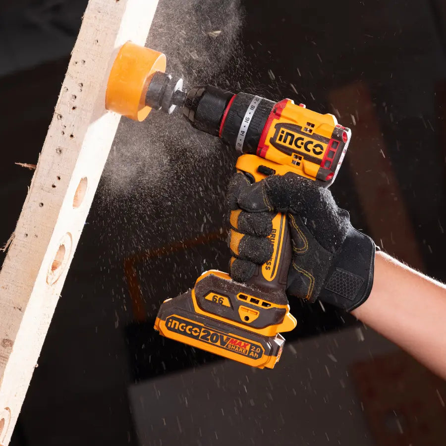 20V Cordless Combo Kit Drill 66Nm & Angle Grinder - INGCO