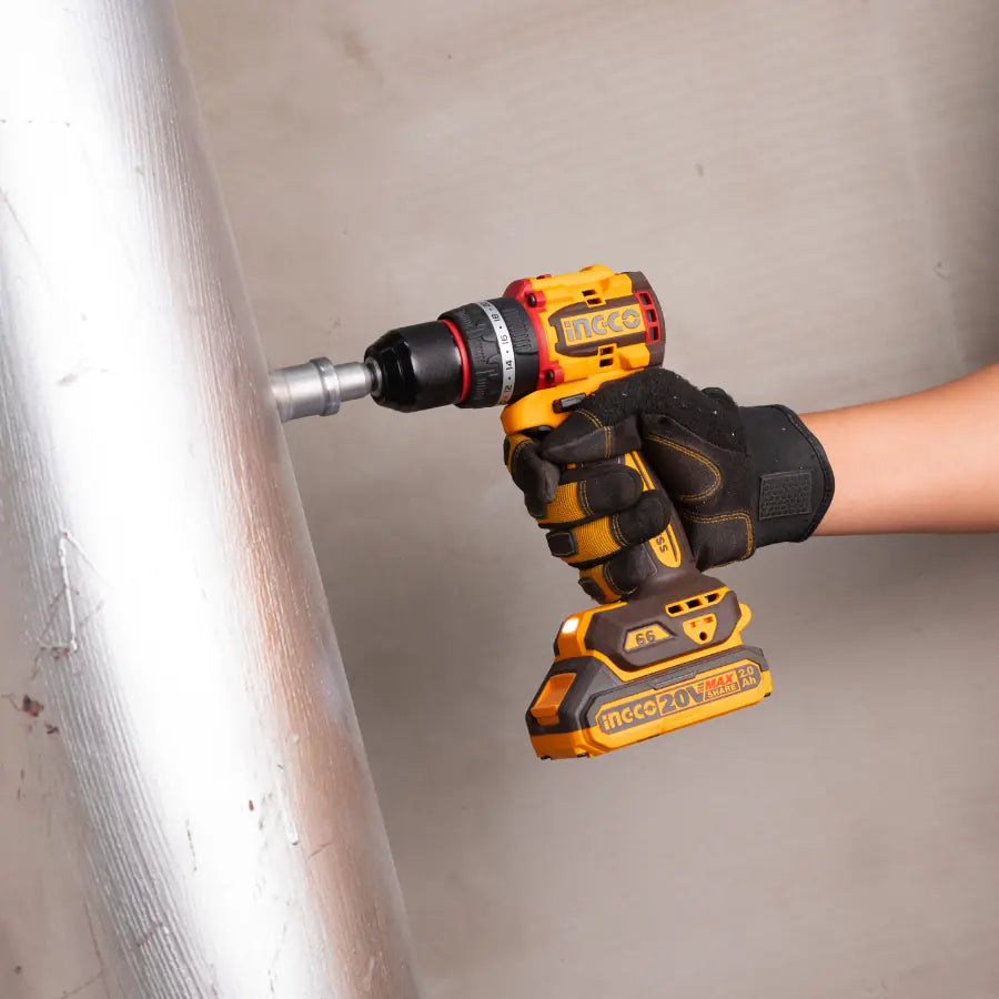 20V Cordless Combo Kit Drill 66Nm & Angle Grinder - INGCO