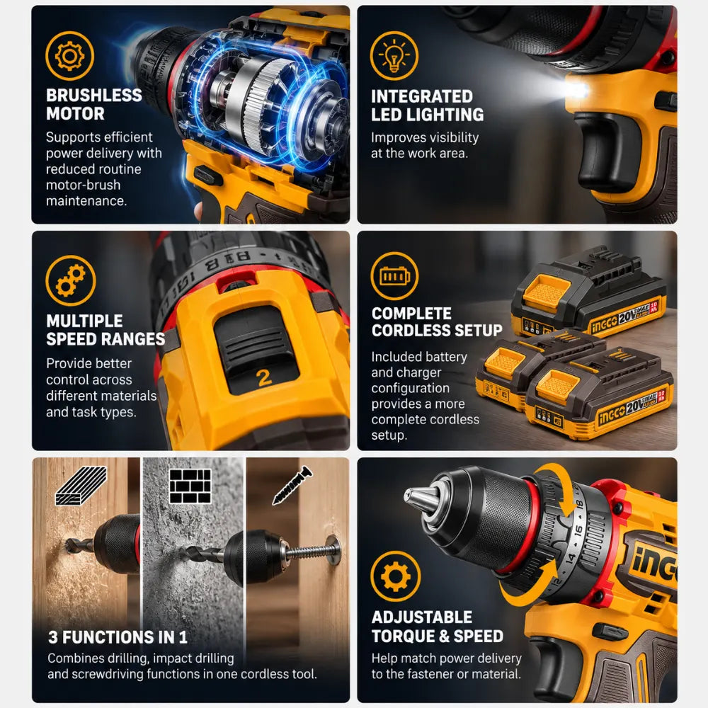 INGCO 20V cordless tools product image