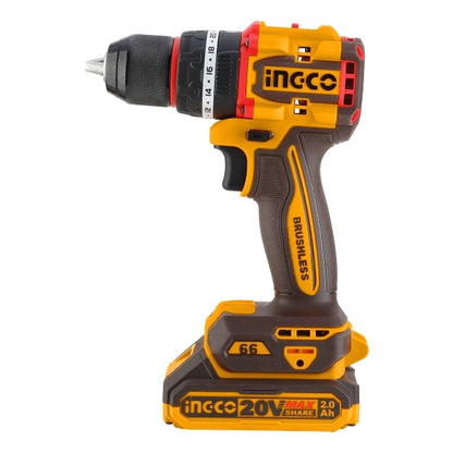20V Cordless Impact Drill Brushless 66Nm - INGCO