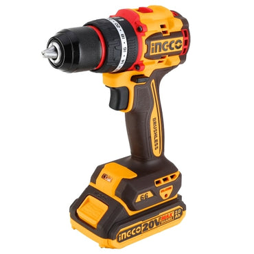 20V Cordless Impact Drill Brushless 66Nm with Battery Kit - INGCO