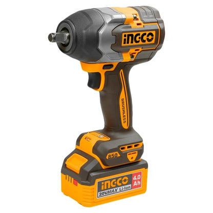 20V Cordless Impact Wrench Brushless 850Nm - INGCO