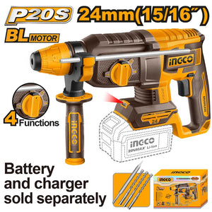 20V Cordless Rotary Hammer 24mm - INGCO
