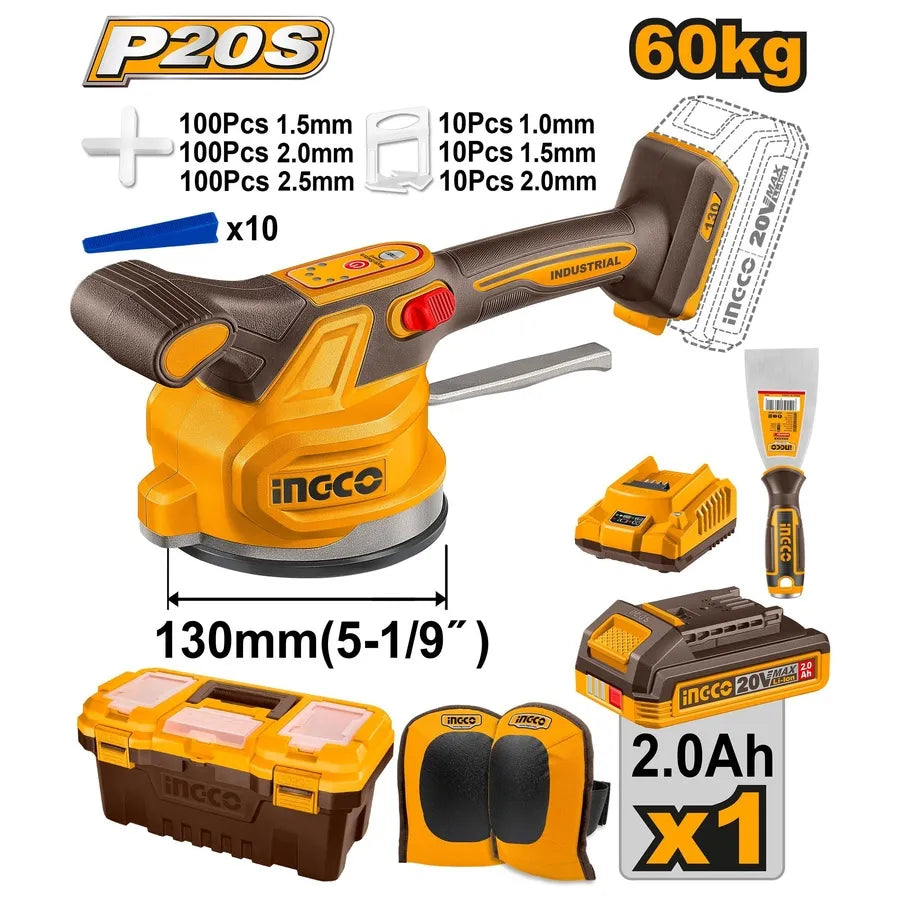 20V Cordless Tile Vibration Machine - INGCO