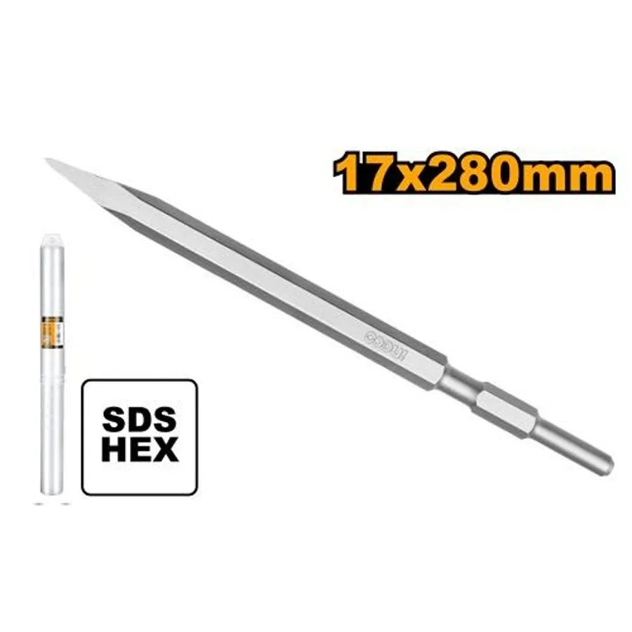 Hex Chisel 17x280mm - INGCO