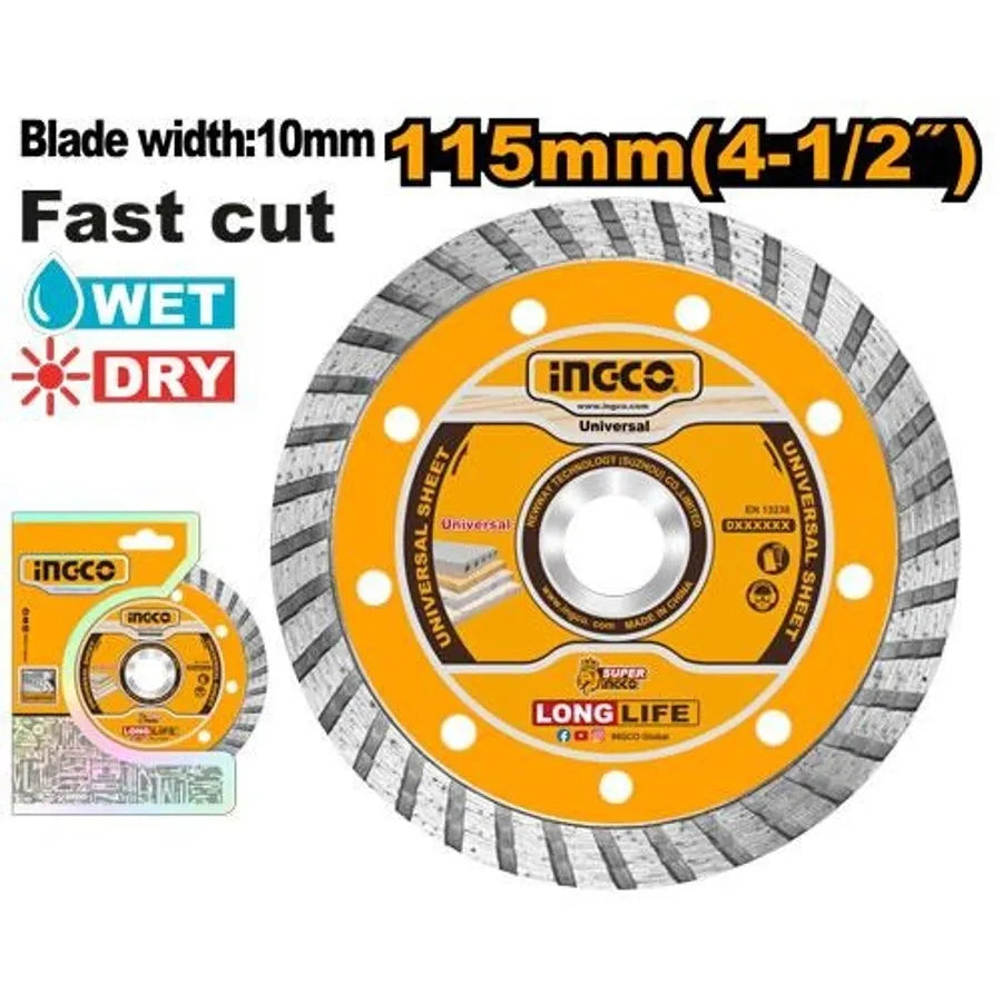 Turbo Diamond Disc 4.5" - INGCO