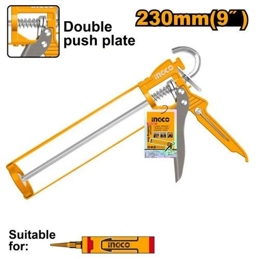 Caulking Gun 9" Aluminum - INGCO