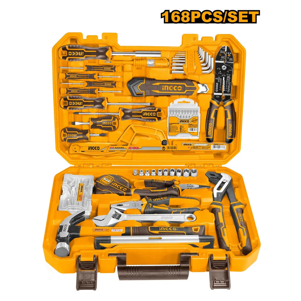 Ingco Tools Codal INGCO Hand Tools Set 168 Pieces | Complete Professional Tool Kit – ToolMart