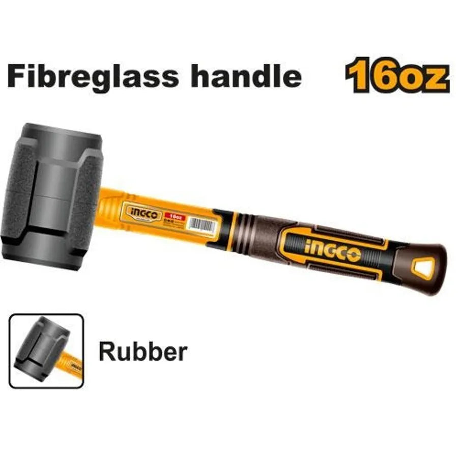 Rubber Hammer 450g - INGCO