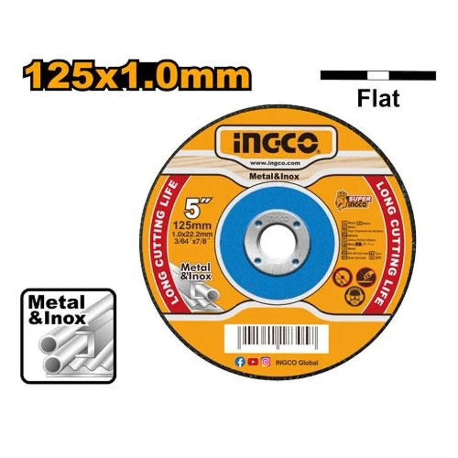 Abrasive Metal Cutting Disc 5" - INGCO
