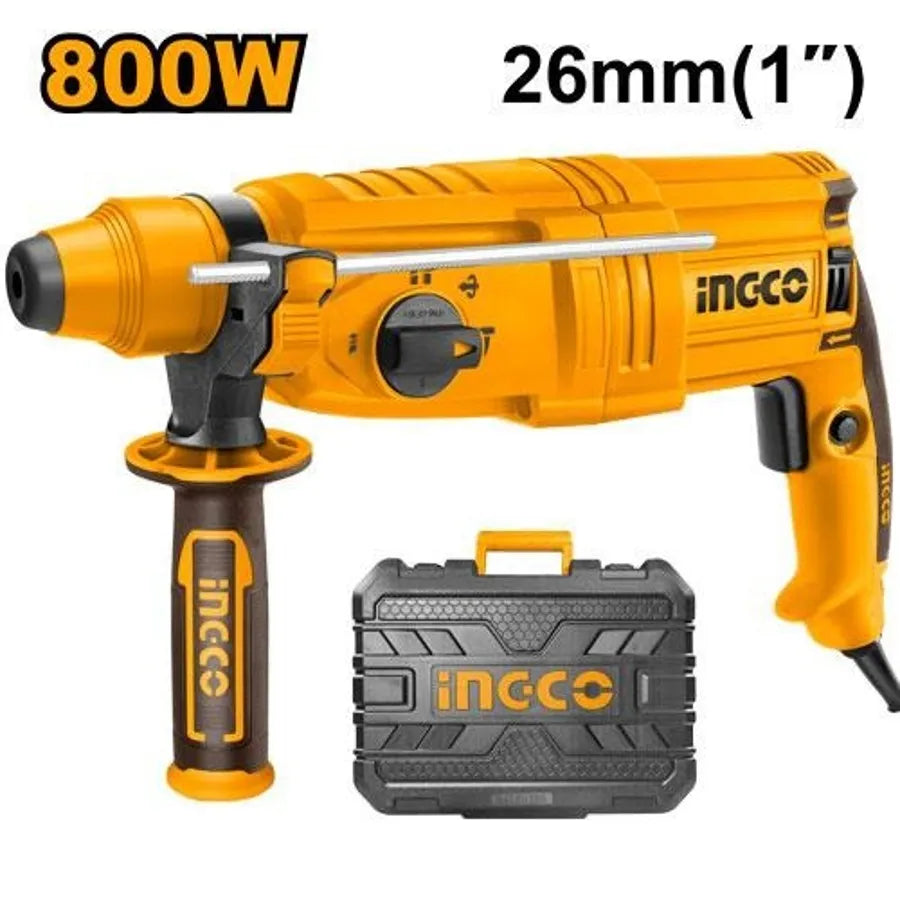 Electric Rotary Hammer 800W 26mm - INGCO