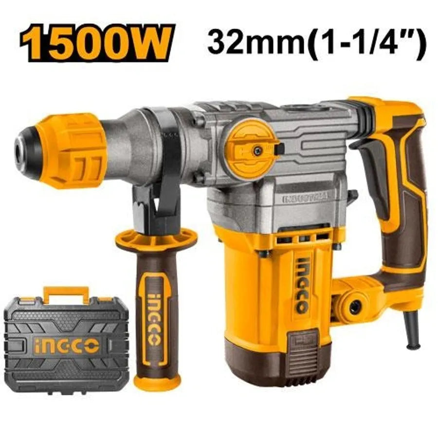 Electric Rotary Hammer 1500W 32mm - INGCO