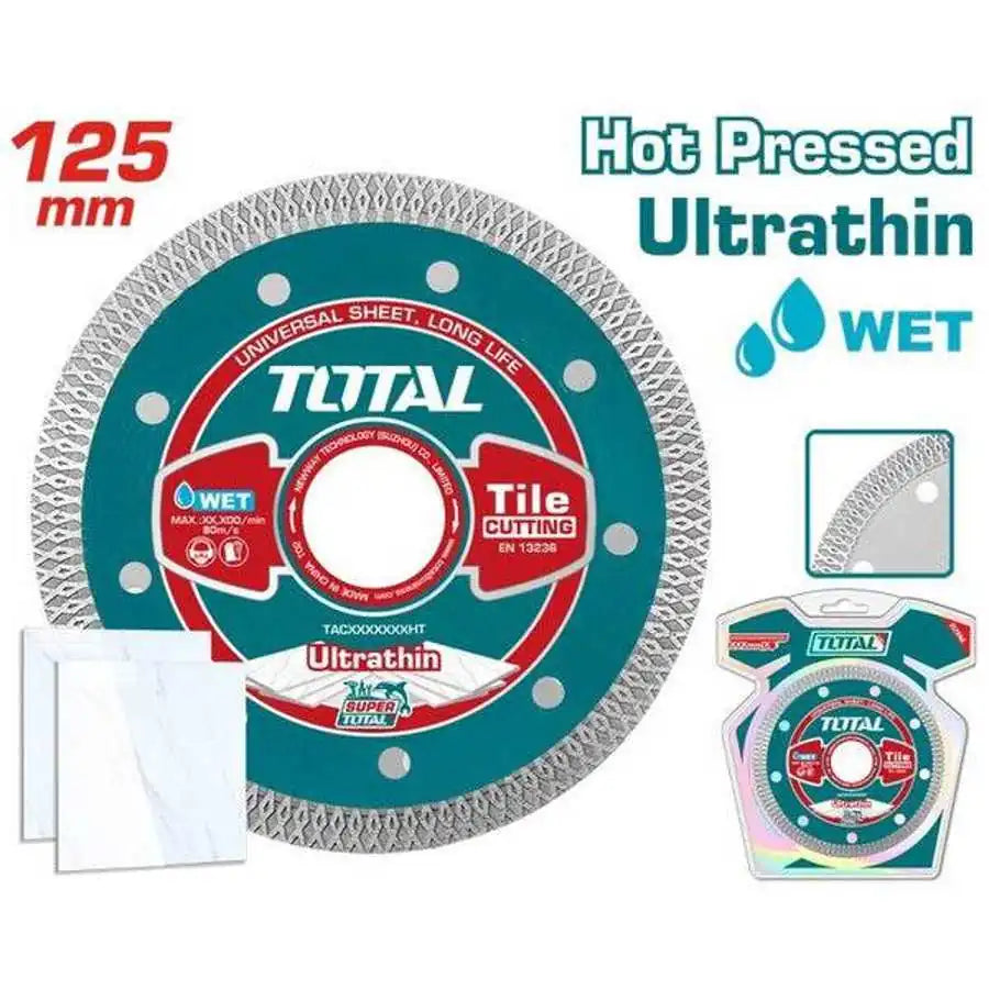 Ultrathin Diamond Disc 125mm（Mesh Rim） - Total Tools