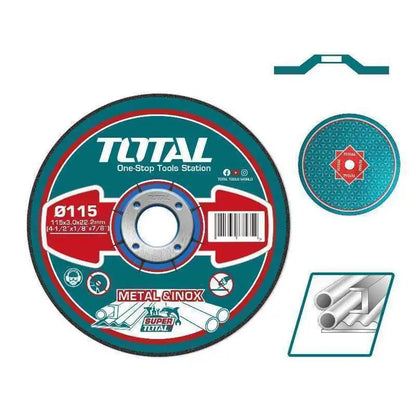 Abrasive Metal Cutting Disc 115x3.0 - Total Tools