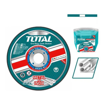 Abrasive Metal Cutting Disc Set 50 Pcs - Total Tools