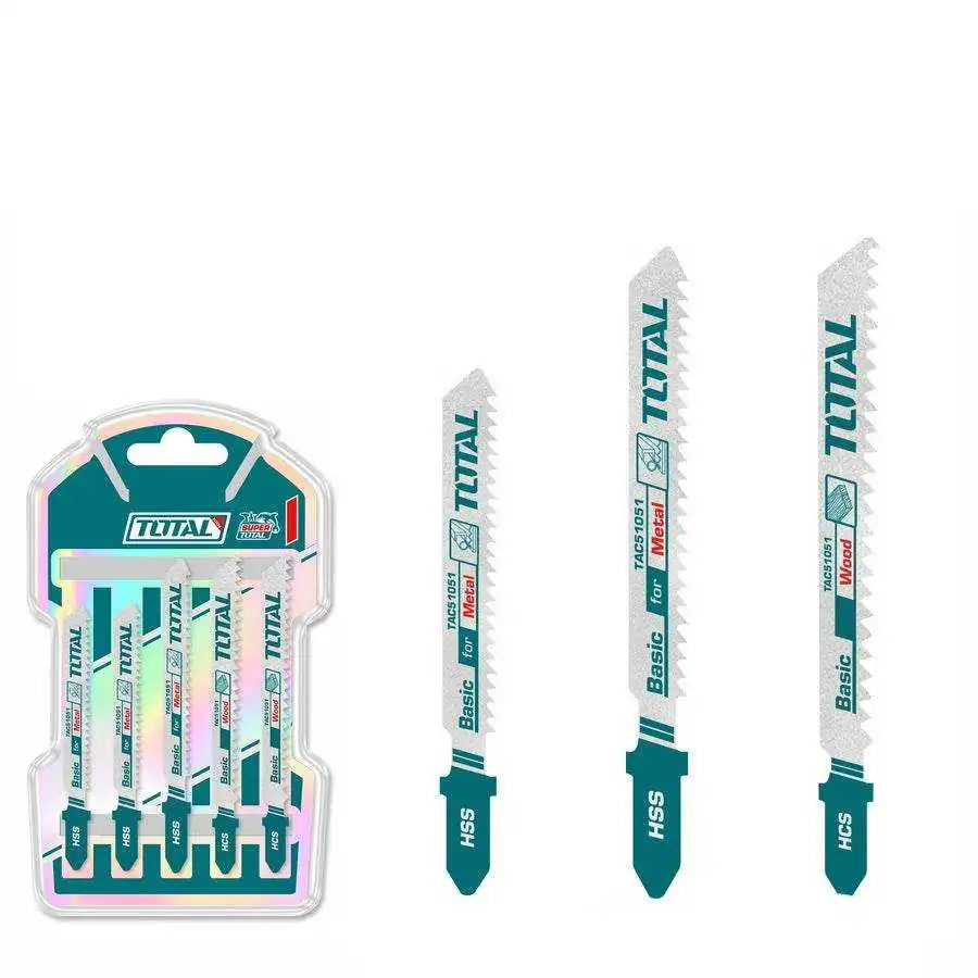 Jig Saw Blade Set 5 Pcs - Total Tools