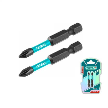 Impact Screwdriver Bits PH2 50mm - Total Tools