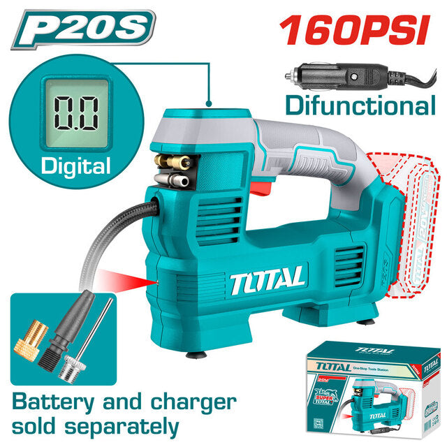 Cordless Auto Air Compressor 160 PSI