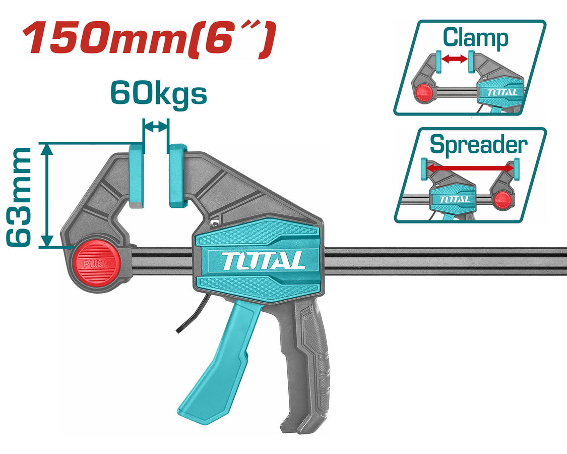 Quick Bar Clamp 150mm