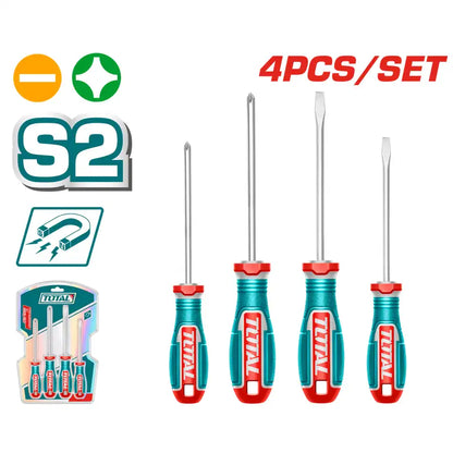 Screwdriver Set 4 Pcs - Total Tools