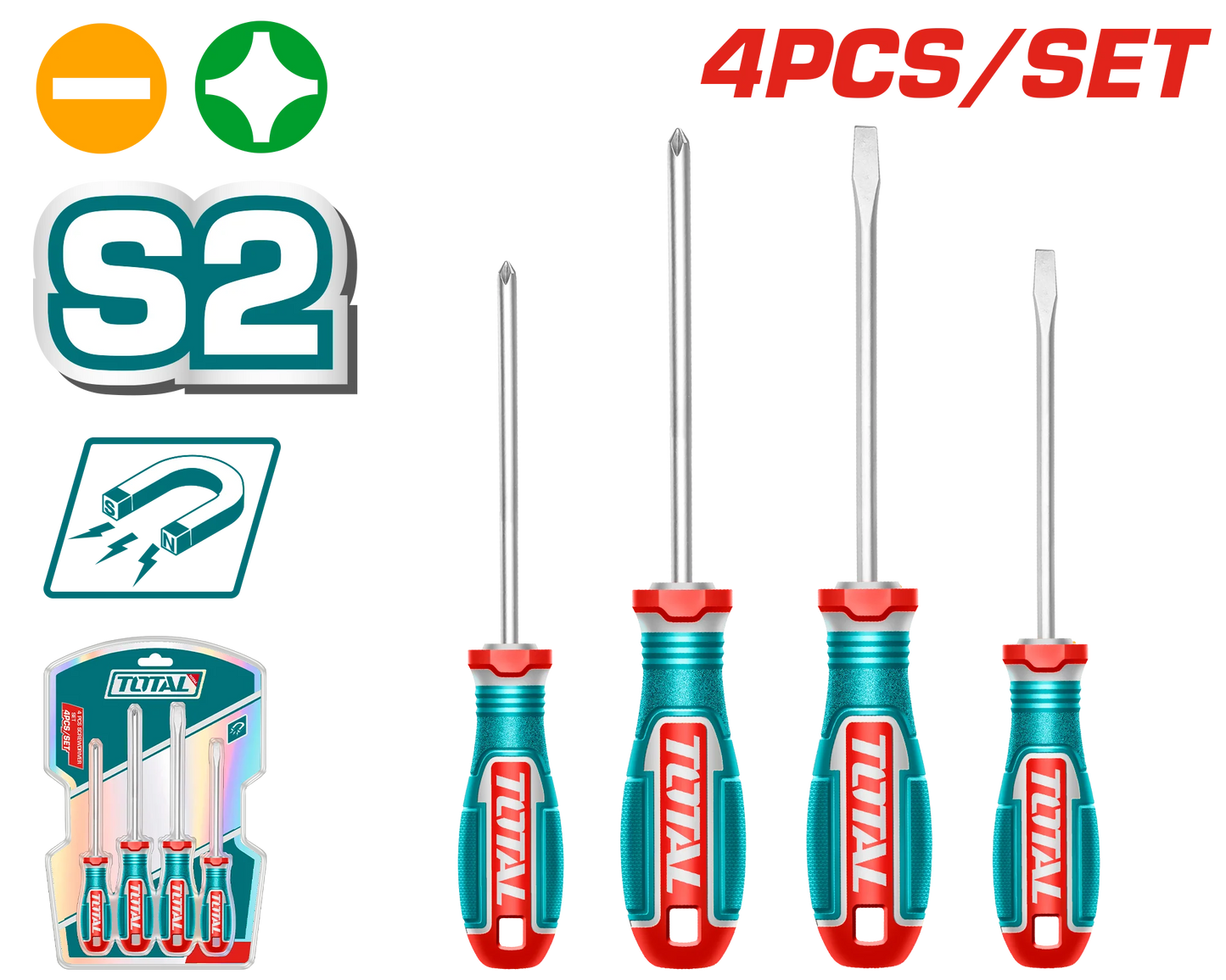 Screwdriver Set 4 Pcs