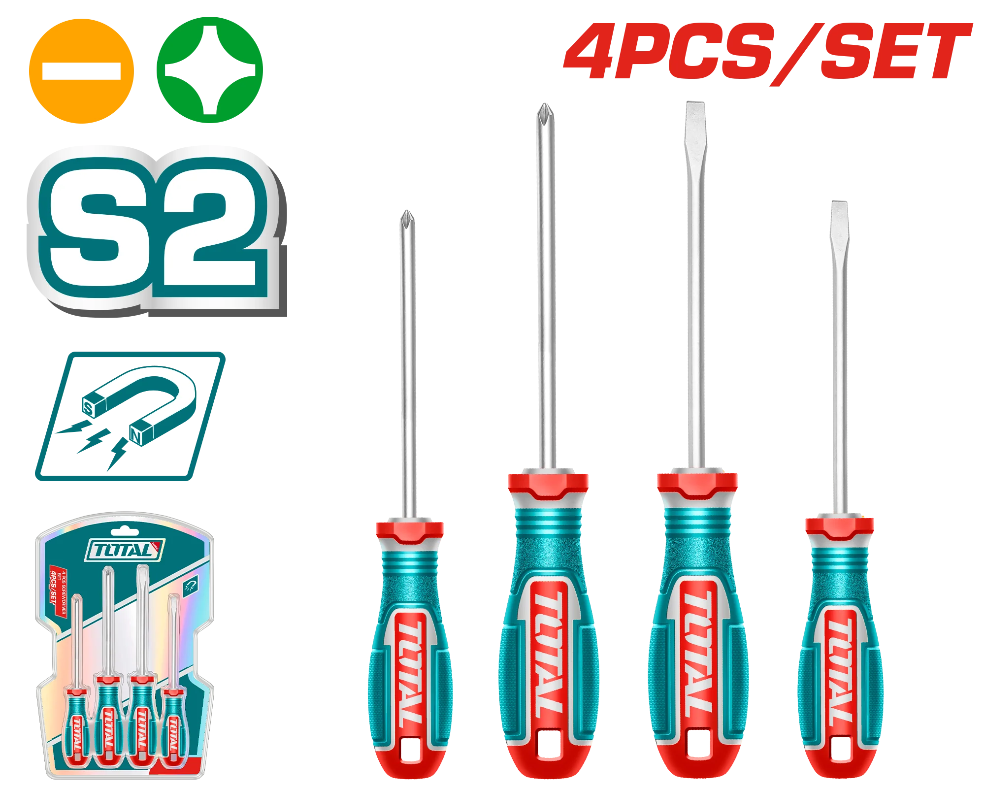 Screwdriver Set 4 Pcs